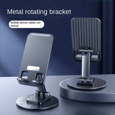 Foldable Phone Stand For Desk - Adjustable Height & Portable