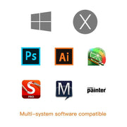 Multi-system software compatibility for electronic drawing board.