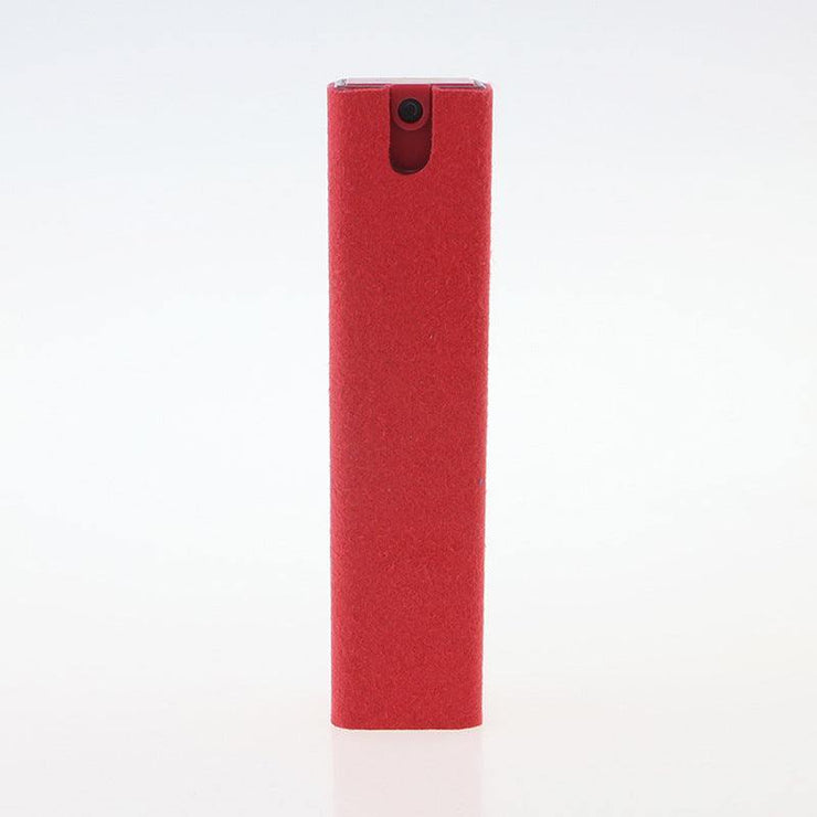 2 in 1 phone computer screen cleaner with microfiber cloth for dust removal.
