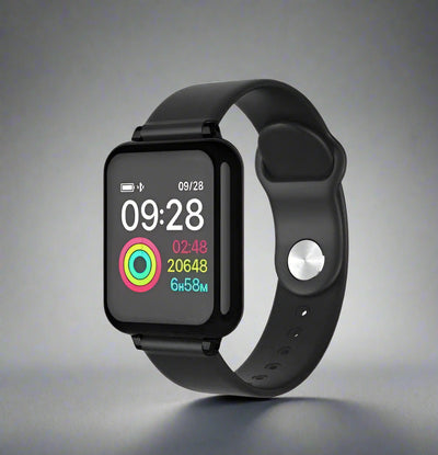 Compatible with Apple B57 color screen smart sports watch compatible with Apple, featuring health monitoring and notifications.