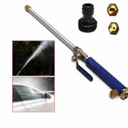 Car high-pressure electric water gun with accessories for effective garden and car cleaning.