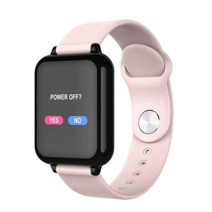 Compatible with Apple Smart sports watch with color screen, compatible with Apple devices, featuring health monitoring and reminders.