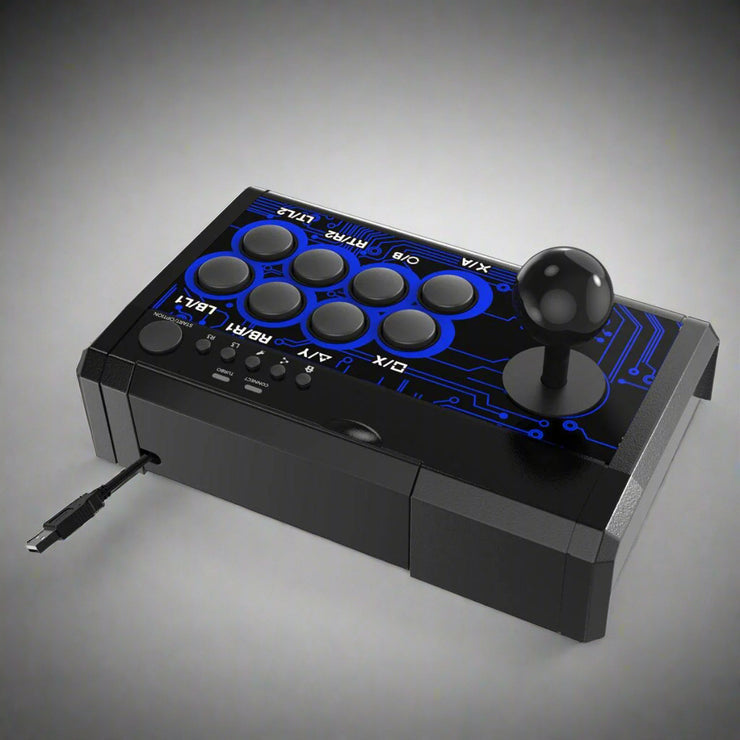 Fighting Stick Game Joystick USB Wired Rocker for gaming consoles and PC.