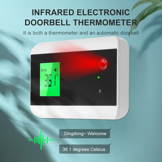 AI intelligent voice broadcast thermometer with digital display, automatic abnormality alarm, and USB interface.
