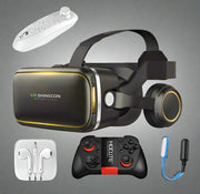 Original VR Shinecon 3D Virtual Reality Headset with Headphones and Remote Controller.