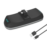PS5 wireless controller dual charge dock with USB cable.