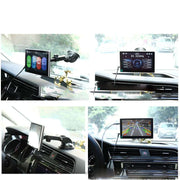 7-inch convenient screen projector for plastic car with dashboard mount in various car interiors.