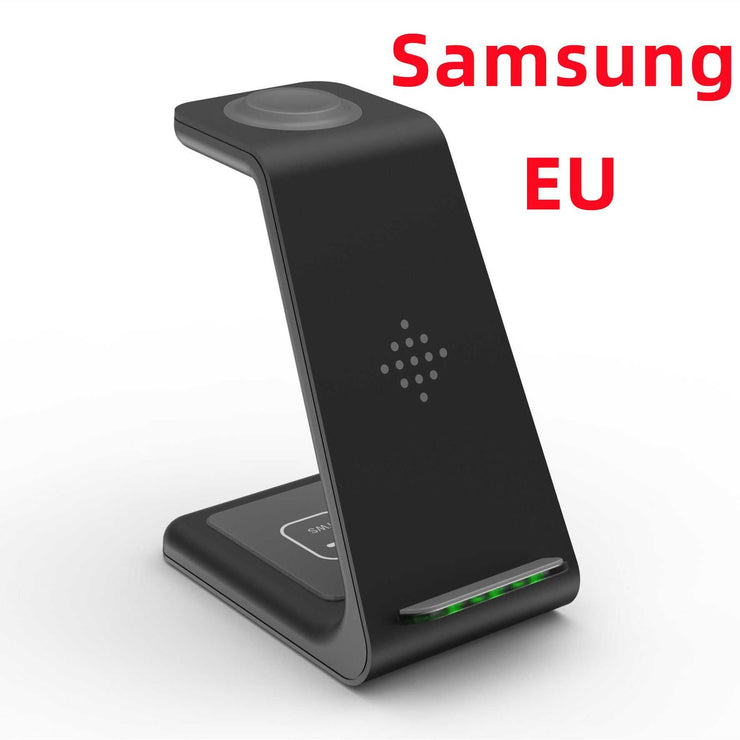 3 in 1 fast charging station wireless charger stand for Samsung devices.