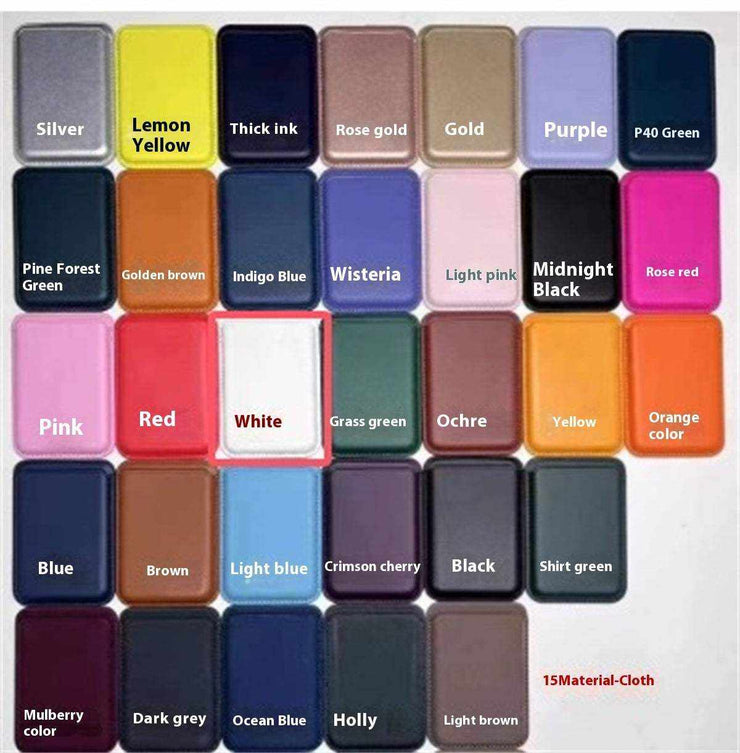 Magsafe Magnetic Leather Card Holder in Various Colors