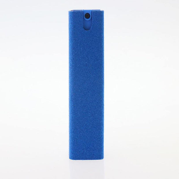 2 in 1 phone computer screen cleaner kit with microfiber cloth for screen dust removal.