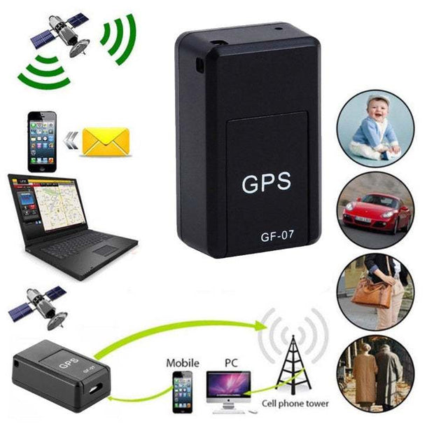 Anti-Lost Tracking Alarm GF Model, GPS device, versatile use, compact design.