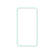 Luminous full cover tempered glass for smartphone with light-storing luminescent material.