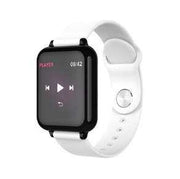 Compatible with Apple Smart sports watch with color screen and white wrist strap, compatible with Apple.