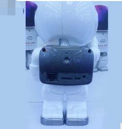 Astronaut Robot Camera with WiFi and night vision features in white.