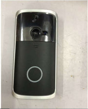 WiFi video doorbell camera with two-way voice, night vision, and remote monitoring features.