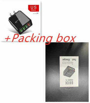 Illuminated 4 port USB Mobile Phone Charger 3A Charging Head