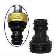 Car high-pressure washer gun nozzle and connector.