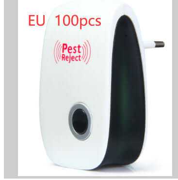 Electronic Ultrasonic Pest Repeller with EU plug for home use.