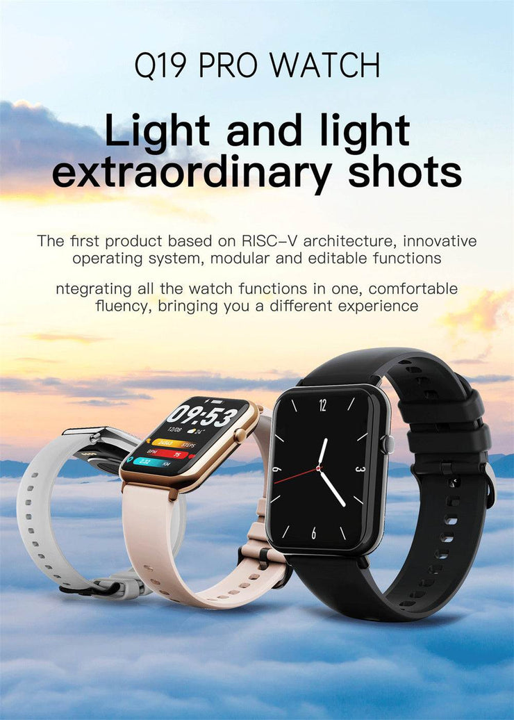 Smart Waterproof Watch with IP67 rating and full-screen touch display.