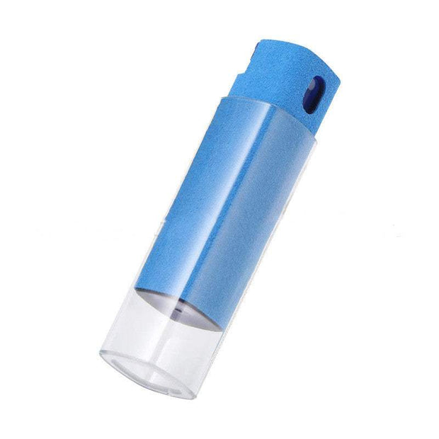 2 in 1 phone computer screen cleaner kit with microfiber cloth for dust removal.