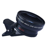 0.45X wide angle and macro phone lens with clip attachment.