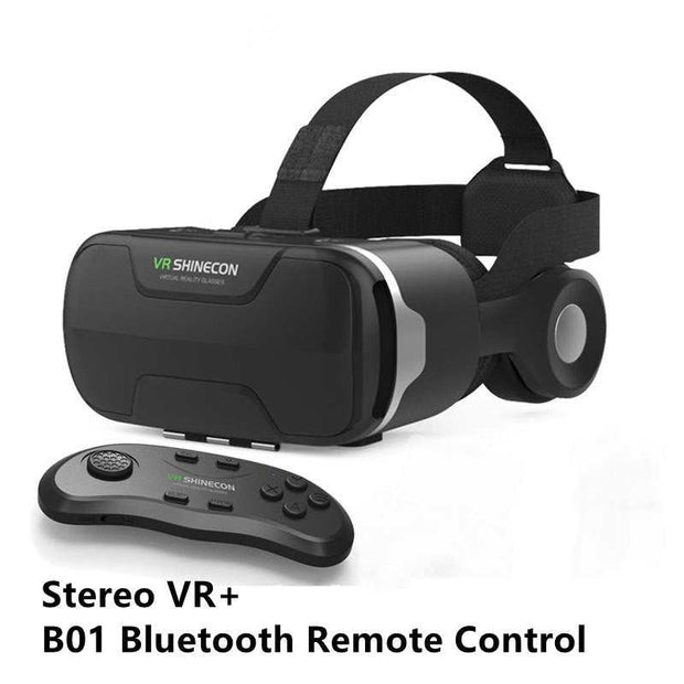 VR Glasses Thousand Magic Lens Wear Immersive Headset with B01 Bluetooth Remote Control
