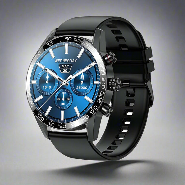 Men's Bluetooth Smart Phone Watch with 1.32-inch HD screen, waterproof, supports Bluetooth calls.