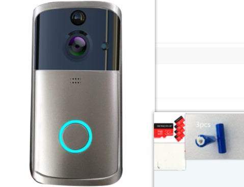 WiFi Video Doorbell Camera with night vision and two-way intercom