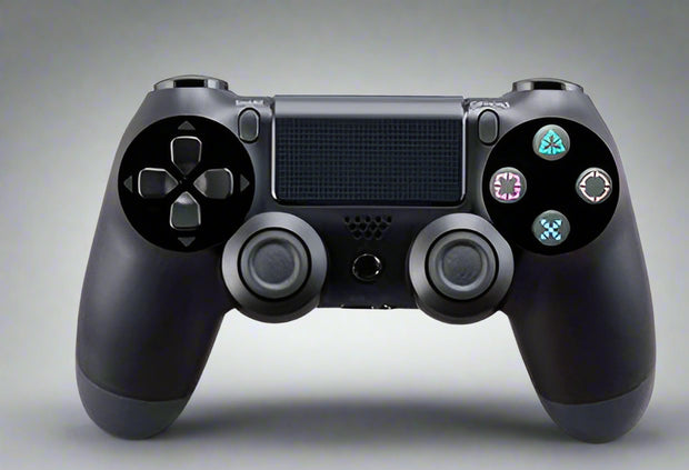 Wireless Game Controller for PS4 with ergonomic design and high-sensitive keys.