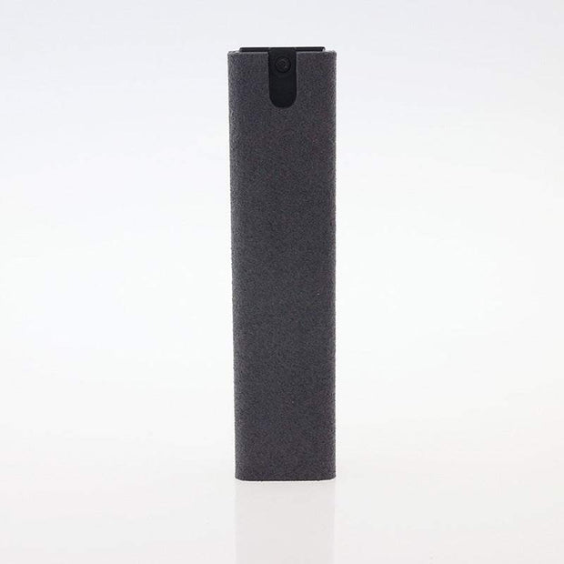 2 in 1 phone and computer screen cleaner kit with microfiber cloth, gray color.
