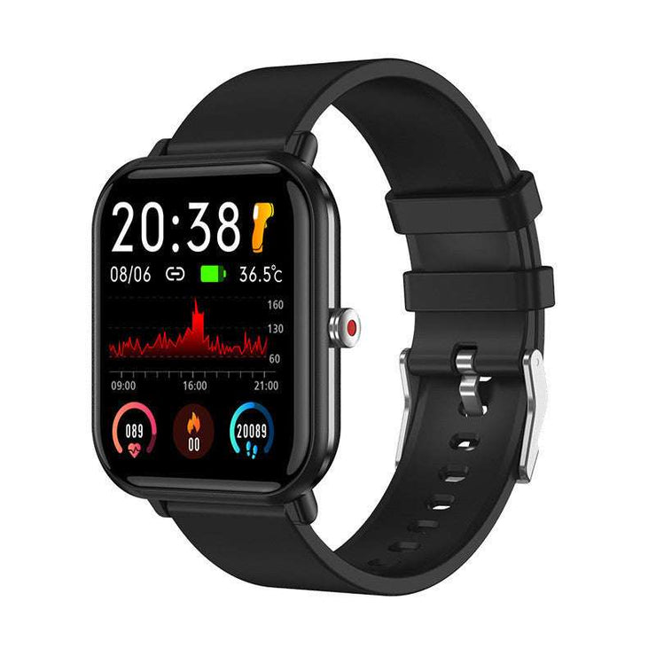 Q9 Pro Smart Bracelet Multi-function Watch with black silicone strap and color display, showing time and health metrics.