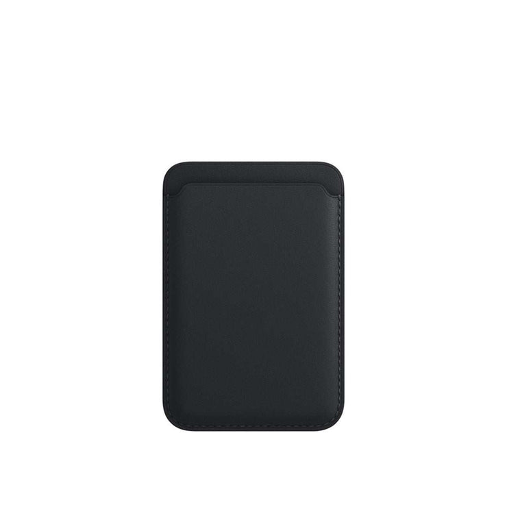 Magsafe Magnetic luxury leather card holder wallet for iPhone 14 Pro Max, 13, 12 - classic black.