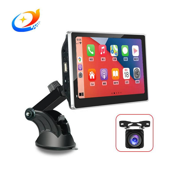 Convenient 7-inch screen projector for plastic car with LCD display and optional AHD camera.