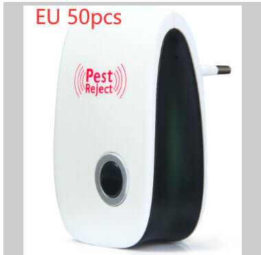 Electronic Ultrasonic Pest Repeller for home use with EU plug.