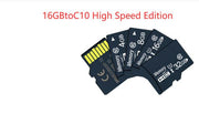 16GB to 32GB Class 10 high-speed memory cards assortment.