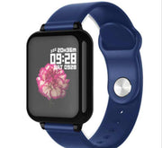 Compatible with Apple Smart sports watch with color screen, compatible with Apple devices, features health monitoring and notifications.