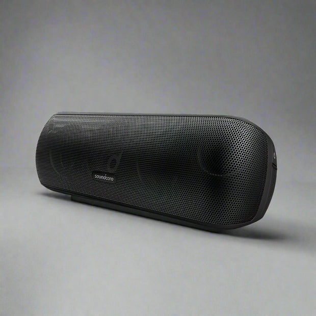 Subwoofer Bluetooth Speaker with USB interface and 12-hour playtime.