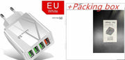 Illuminated 4 port USB Mobile Phone Charger 3A Charging Head