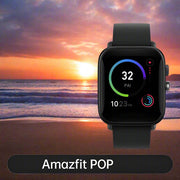 Smart blood oxygen positioning waterproof watch with color screen display.