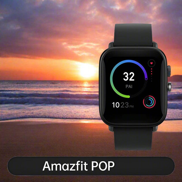 Smart blood oxygen positioning waterproof watch with color screen display.