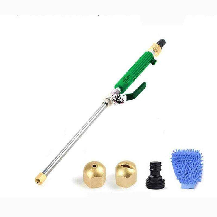 Car high-pressure electric water gun washer with accessories for efficient garden and car cleaning.