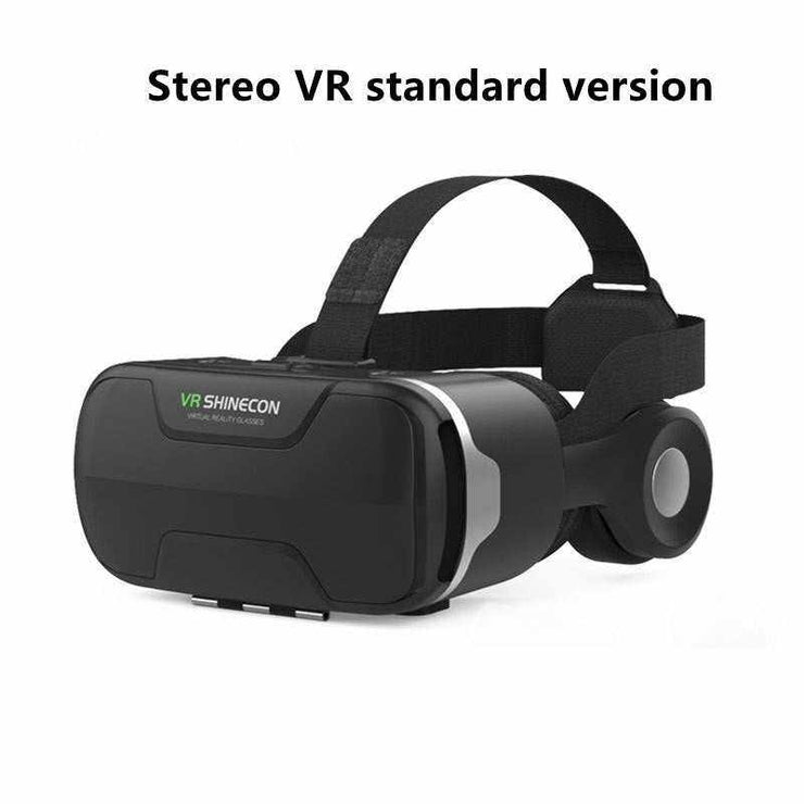 VR Glasses Thousand Magic Lens Wear Immersive Headset in black, stereo VR standard version.