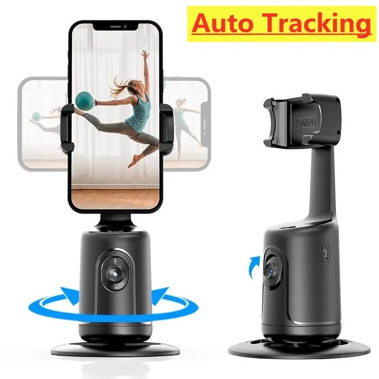 360 Auto Face Tracking Gimbal for Smartphones with AI Smart Tracking and Video Stabilization.