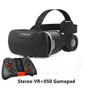 VR Glasses Thousand Magic Lens Wear Immersive Headset with Stereo VR+050 Gamepad.