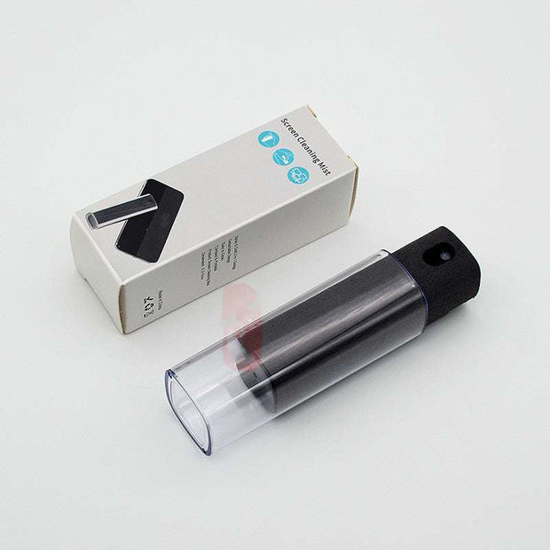 2 in 1 Phone Computer Screen Cleaner Kit with Microfiber Cloth, spray bottle design.